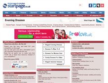 Tablet Screenshot of evening-dresses.page.co.uk