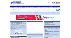 Desktop Screenshot of budapest.page.co.uk