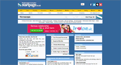 Desktop Screenshot of horoscope.page.co.uk