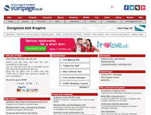 Tablet Screenshot of dungeons-and-dragons.page.co.uk