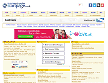 Tablet Screenshot of cocktails.page.co.uk