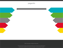 Tablet Screenshot of page.info