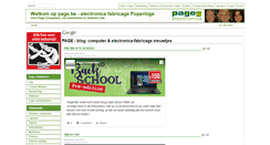 Desktop Screenshot of page.be