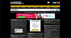 Desktop Screenshot of meditation.page.co.uk
