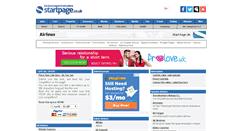 Desktop Screenshot of airlines.page.co.uk