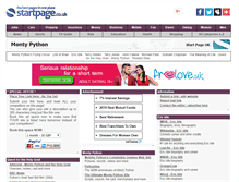 Tablet Screenshot of monty-python.page.co.uk