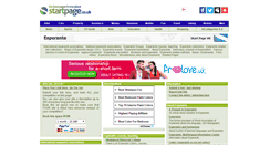 Desktop Screenshot of esperanto.page.co.uk